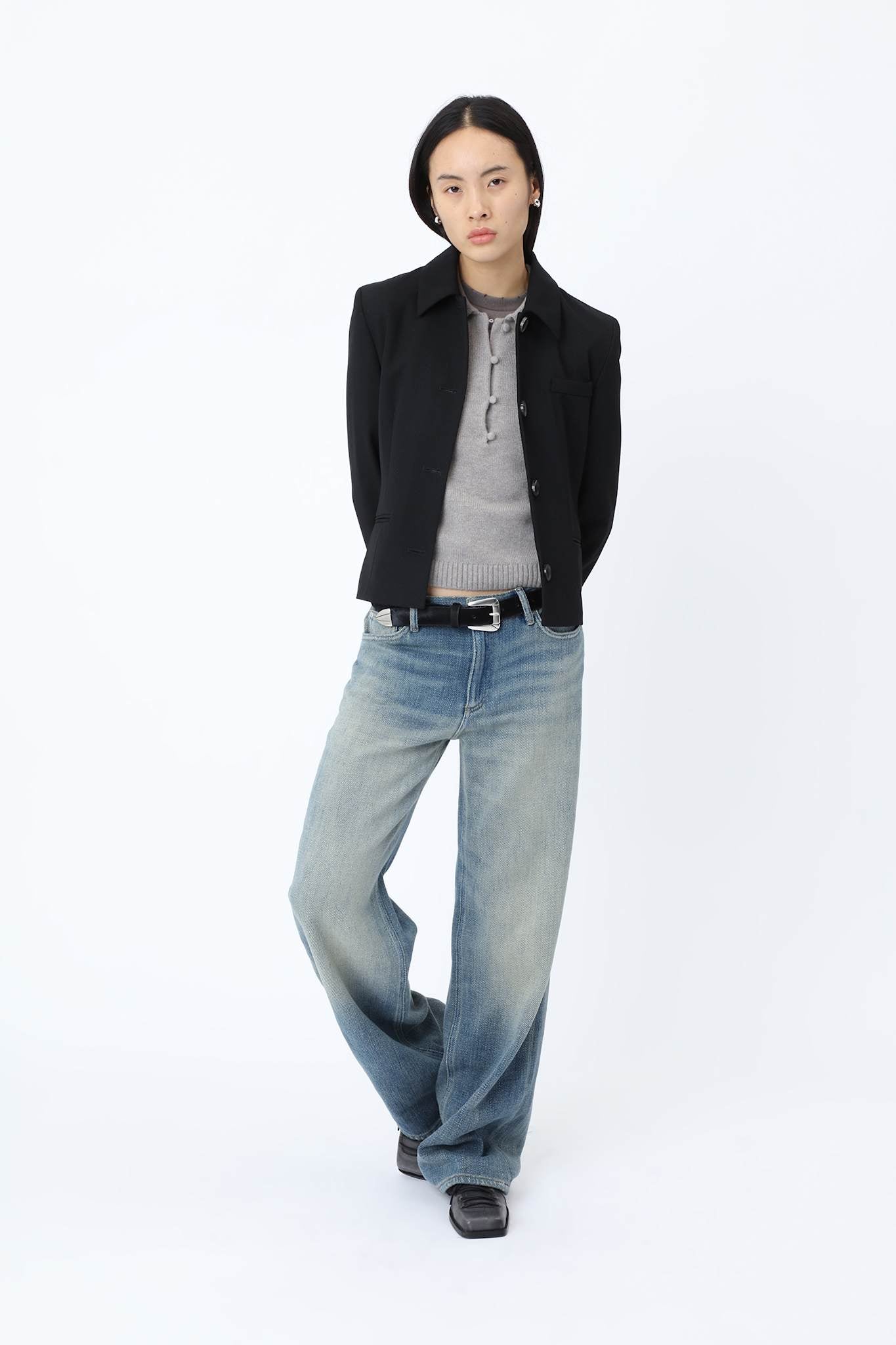 Paula Cashmere Knit Polo