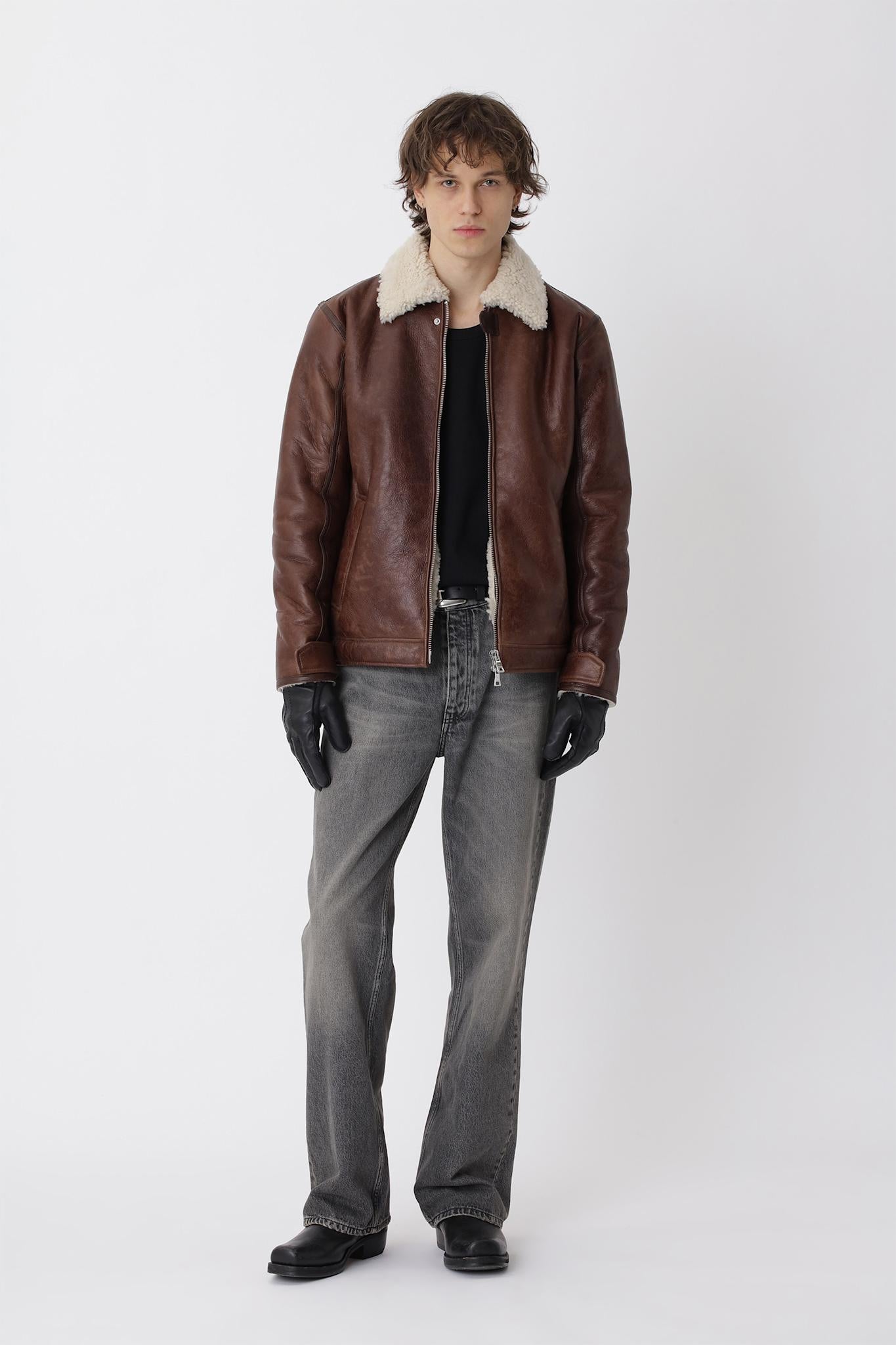 Palma Shearling Jacket M - Won Hundred Online Store