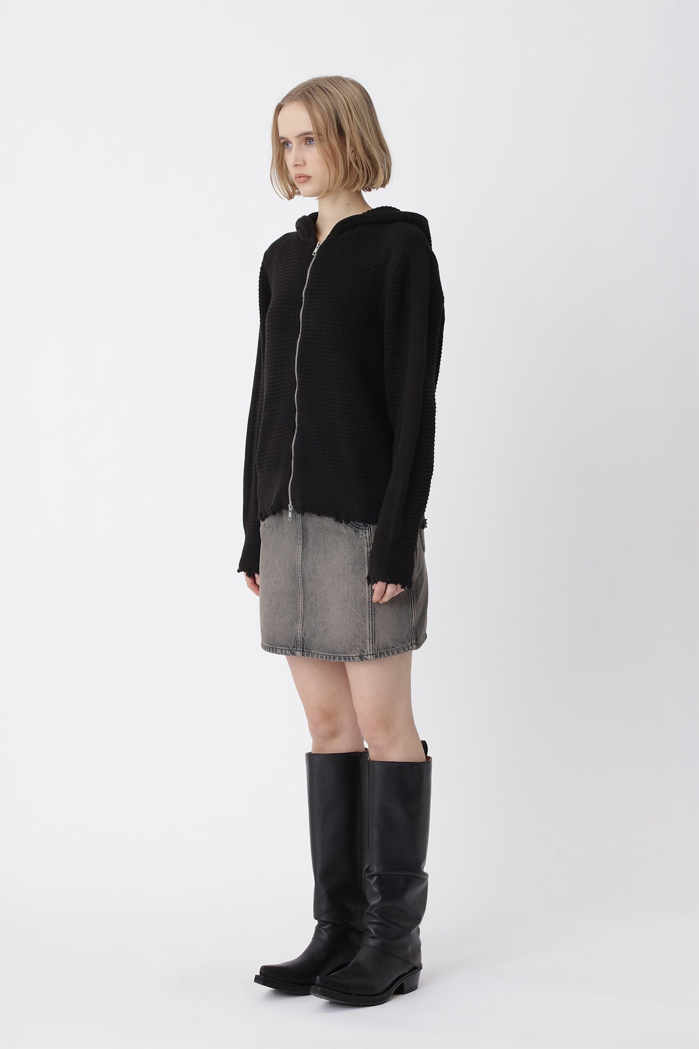 Glasgow Knit Hood W - Won Hundred Online Store