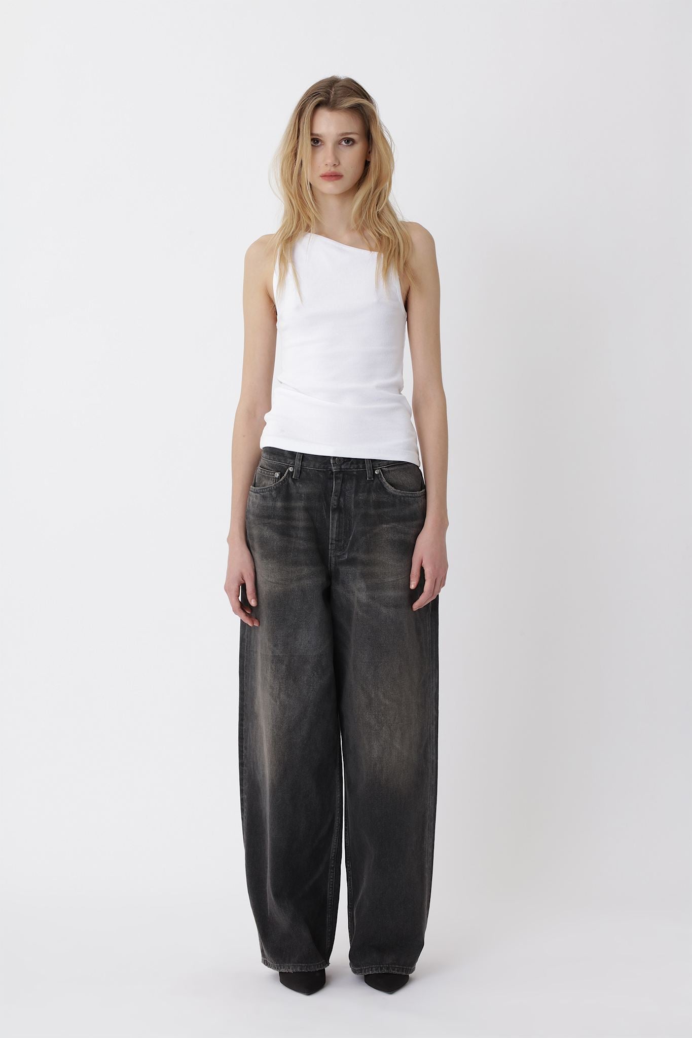 Lyon Coated 80s Black Jeans W - Won Hundred Online Store