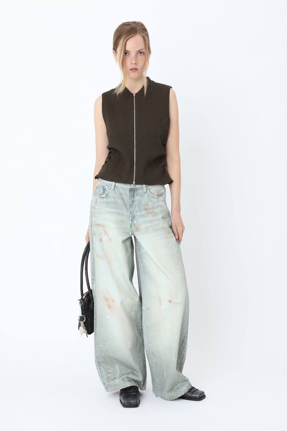 Lyon Printed Denim Jeans W