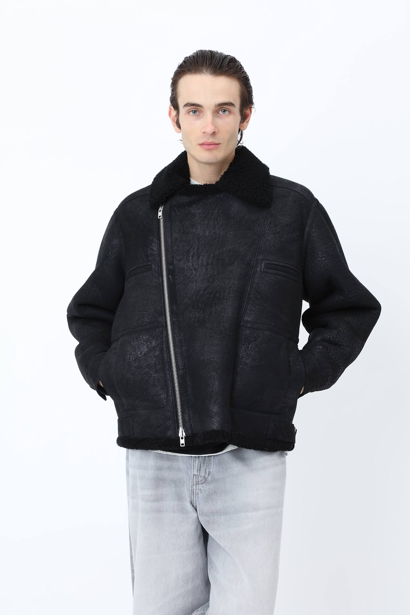 Remis Shearling Jacket M