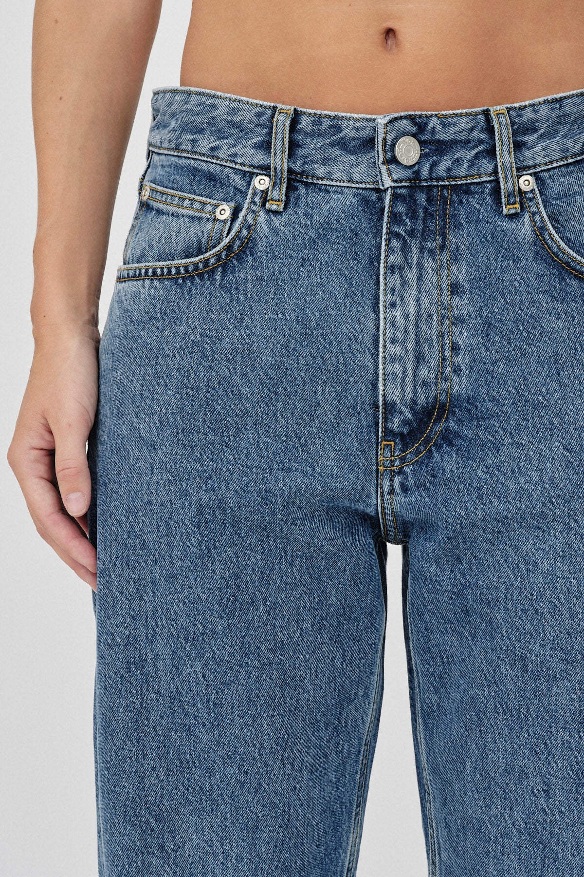 Won Hundred Women Alexandra Cut Blue 5-Pockets Cut Blue