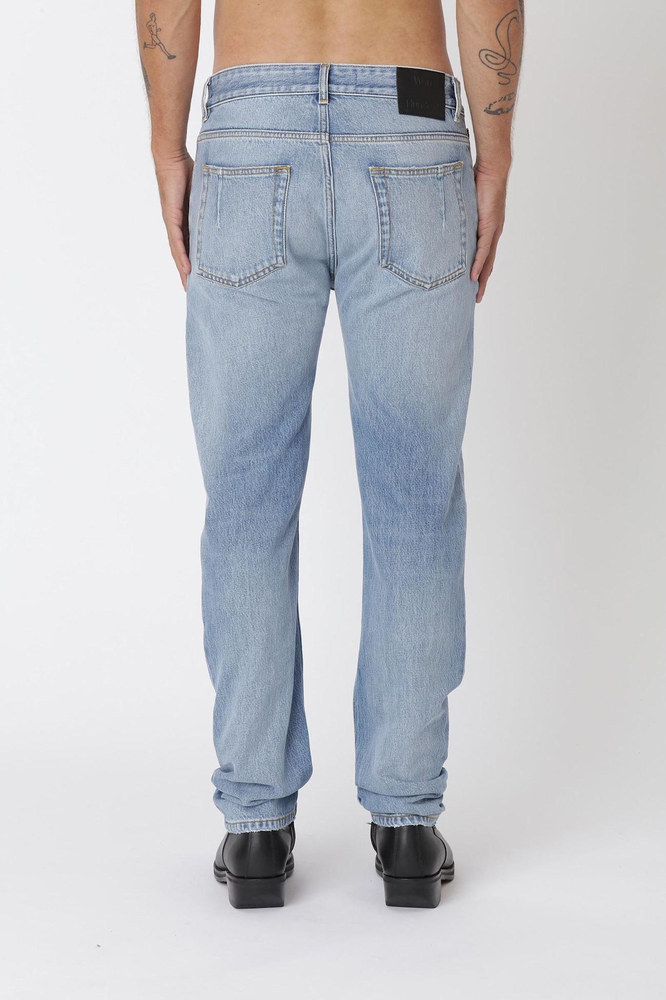 Won Hundred Men Ben R50 Light Blue 5-Pockets R50 Light Blue