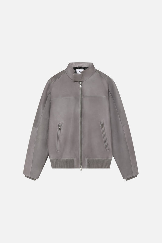 David Bomber Leather Jacket