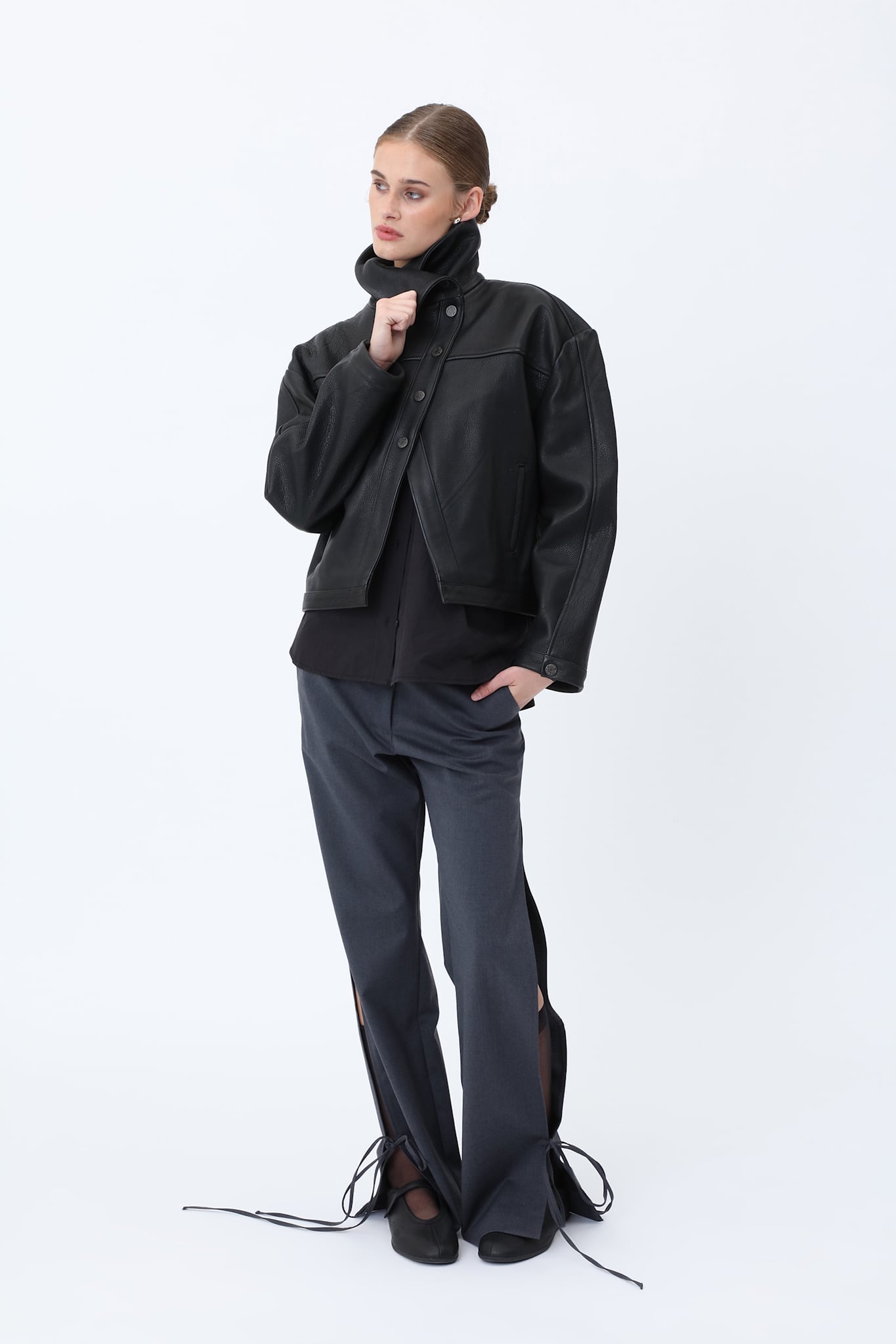 Kaia Leather Jacket - Won Hundred Online Store