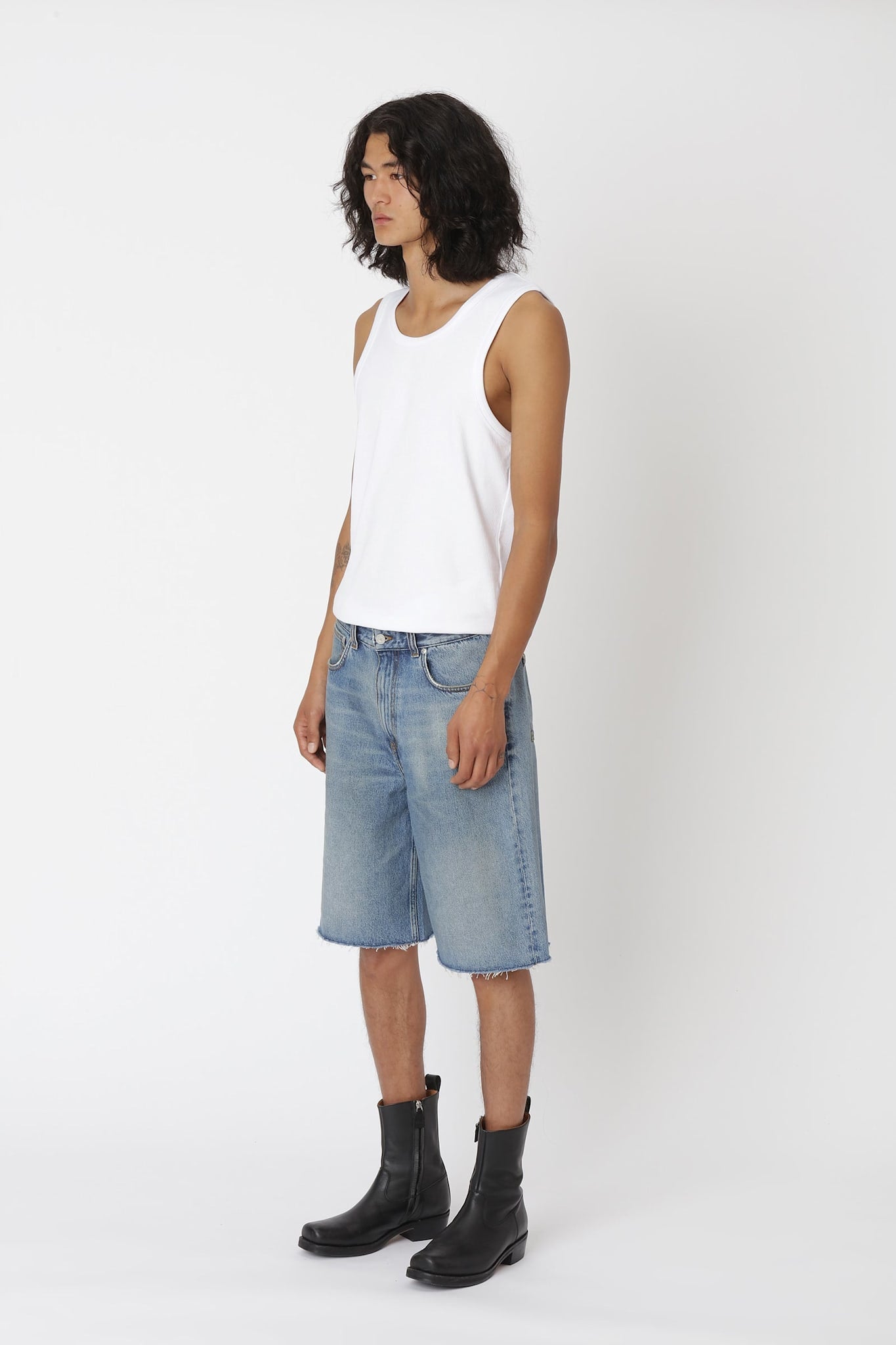 Won Hundred Men Kayce 80s Light Blue Shorts Denim 80s Light Blue