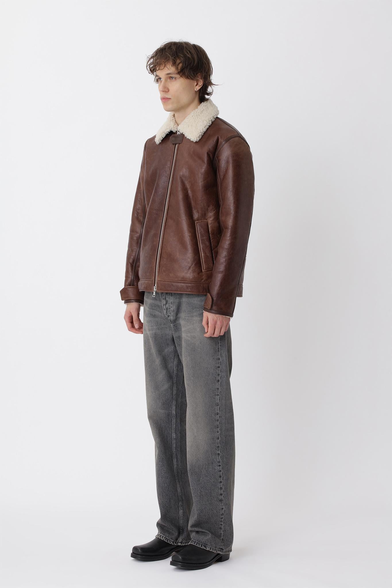 Palma Shearling Jacket M - Won Hundred Online Store