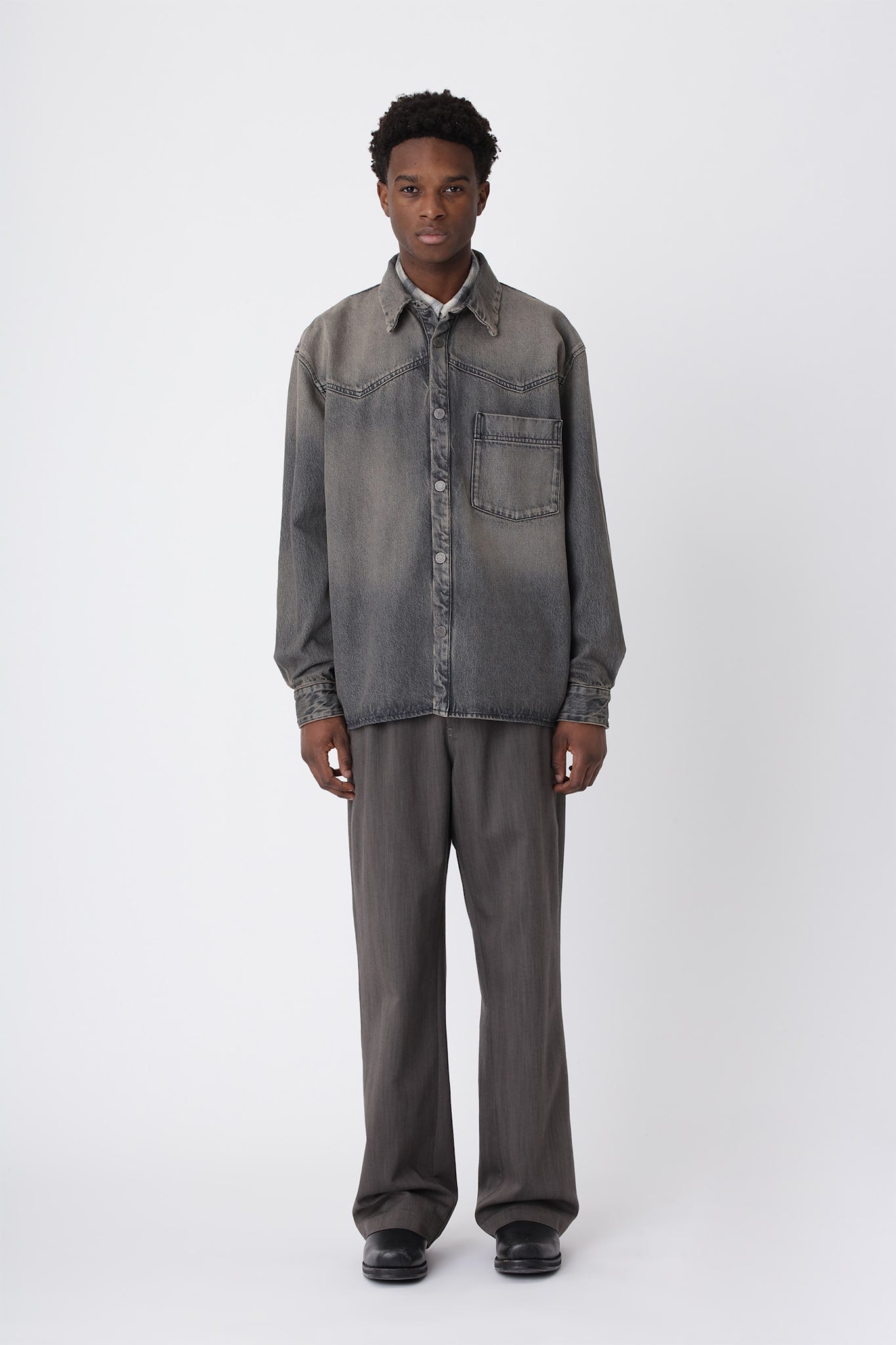 Zayne Denim Shirt - Won Hundred Online Store